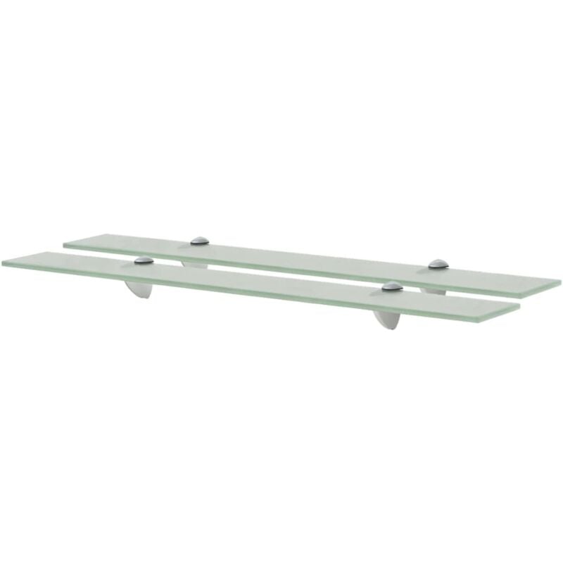 foto del prodotto vidaxl mensole galleggianti 2 pz in vetro 70x10 cm 8 mm