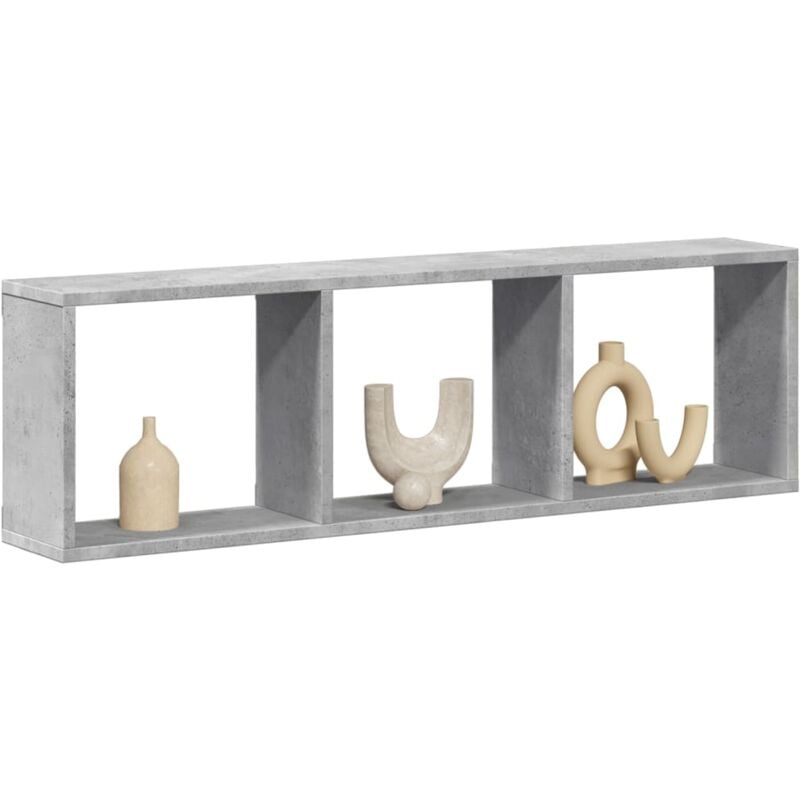 foto del prodotto vidaxl mobile a parete 100x16x30cm grigio cemento in legno multistrato
