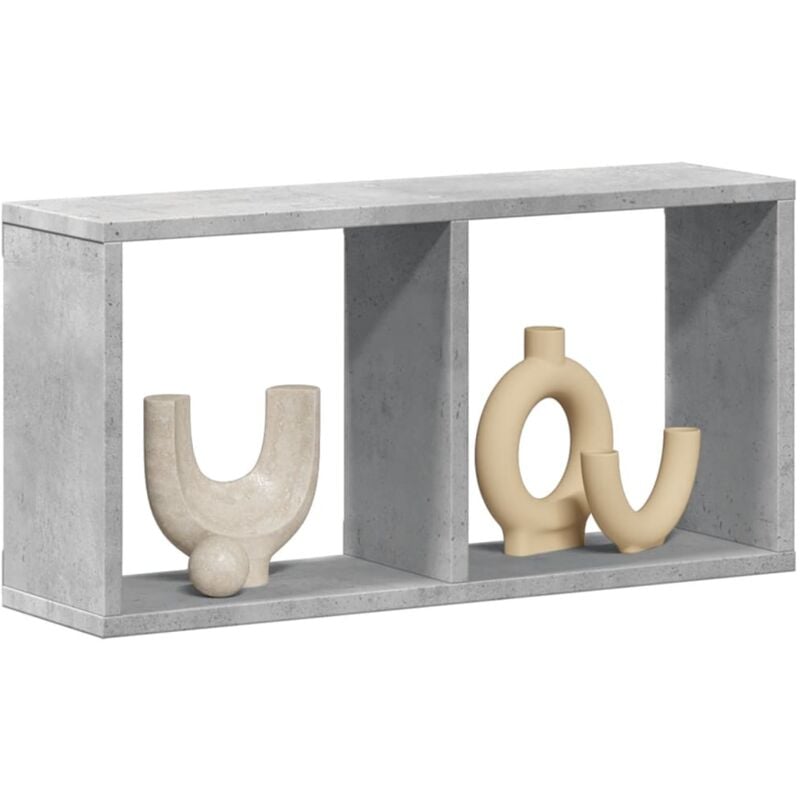 foto del prodotto vidaxl mobile a parete 60x16x30 cm grigio cemento in legno multistrato