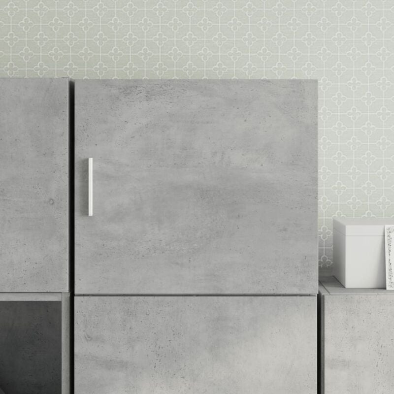foto del prodotto vidaxl mobile a parete grigio cemento 45x42,5x40 cm legno multistrato