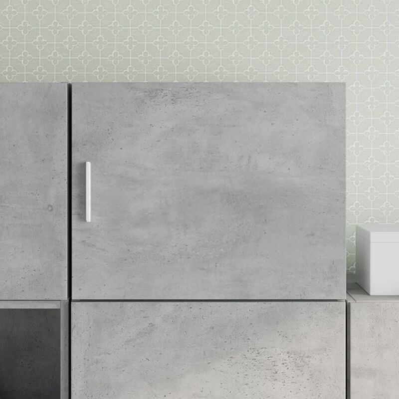 foto del prodotto vidaxl mobile a parete grigio cemento 50x42,5x40 cm legno multistrato