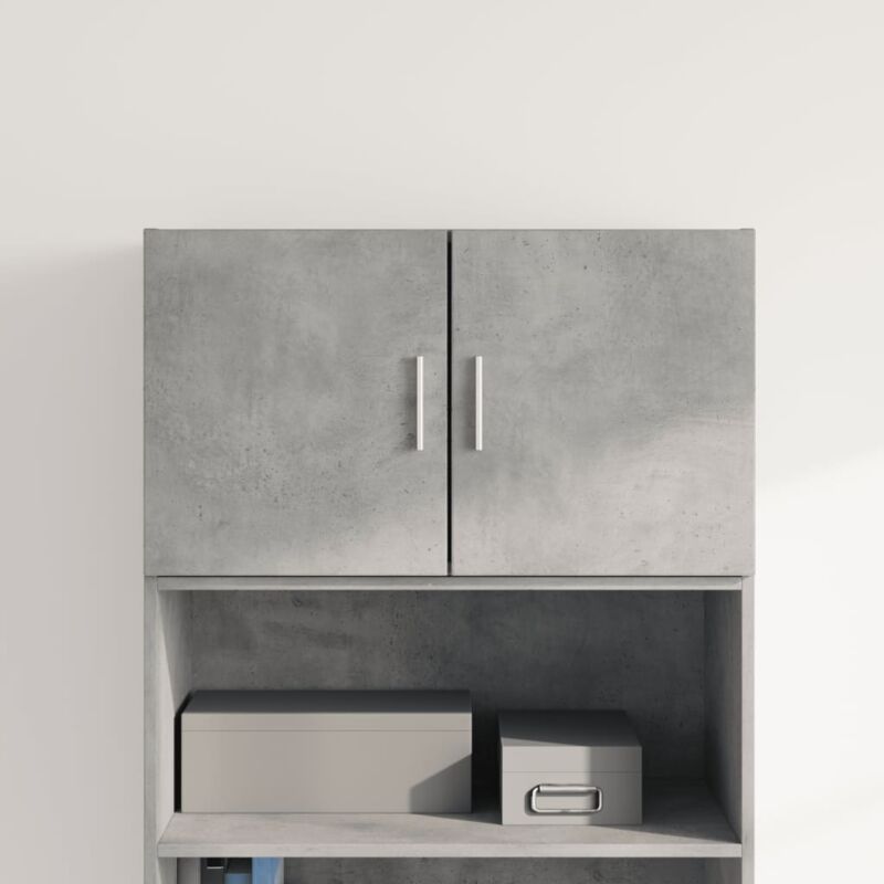 foto del prodotto vidaxl mobile a parete grigio cemento 70x42,5x40 cm legno multistrato