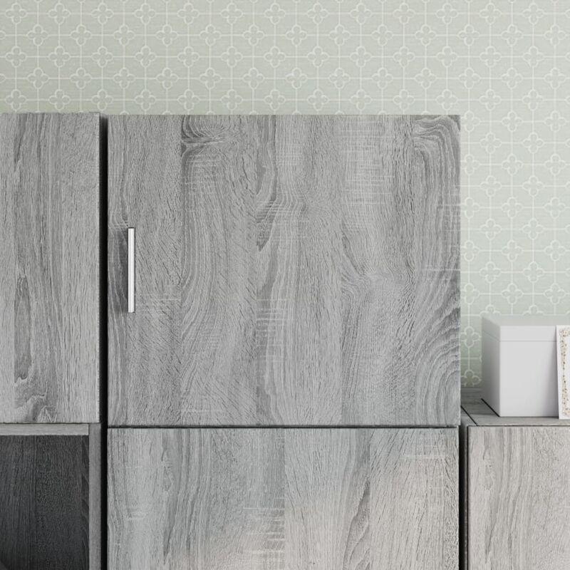 foto del prodotto vidaxl mobile a parete grigio sonoma 45x42,5x40cm in legno multistrato