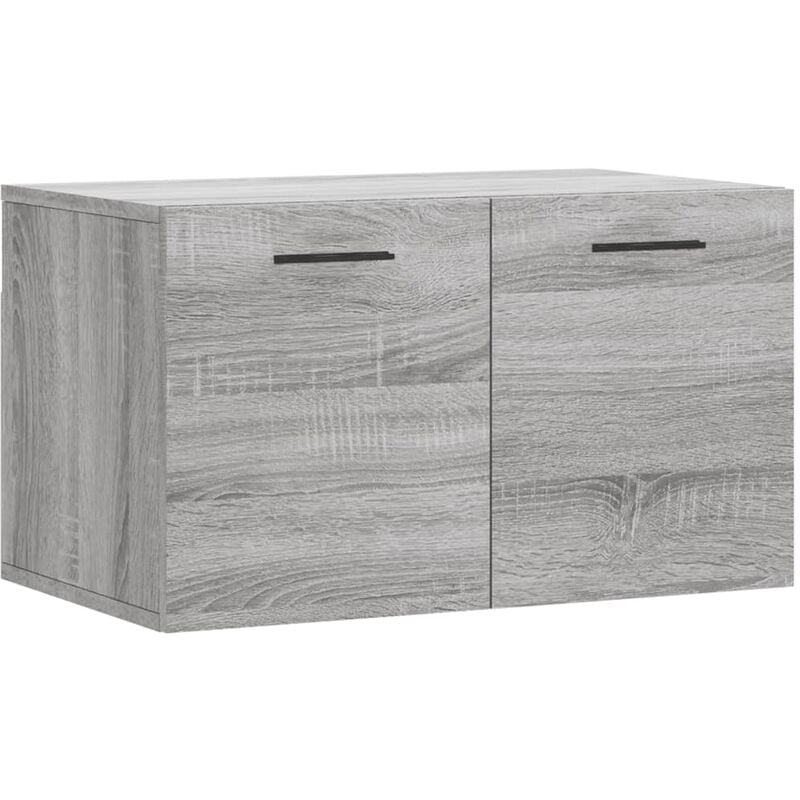 foto del prodotto vidaxl mobile a parete grigio sonoma 60x36,5x35cm in legno multistrato