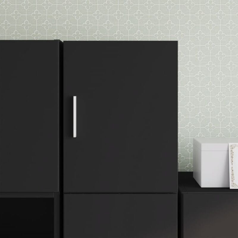 foto del prodotto vidaxl mobile a parete nero 30x42,5x40 cm in legno multistrato