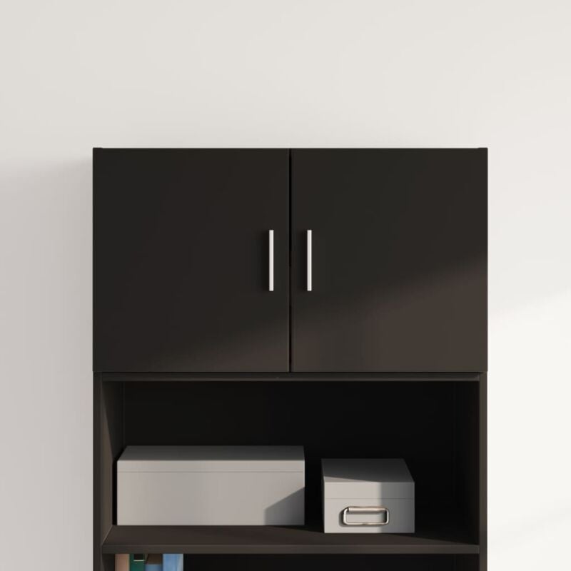 foto del prodotto vidaxl mobile a parete nero 70x42,5x40 cm in legno multistrato