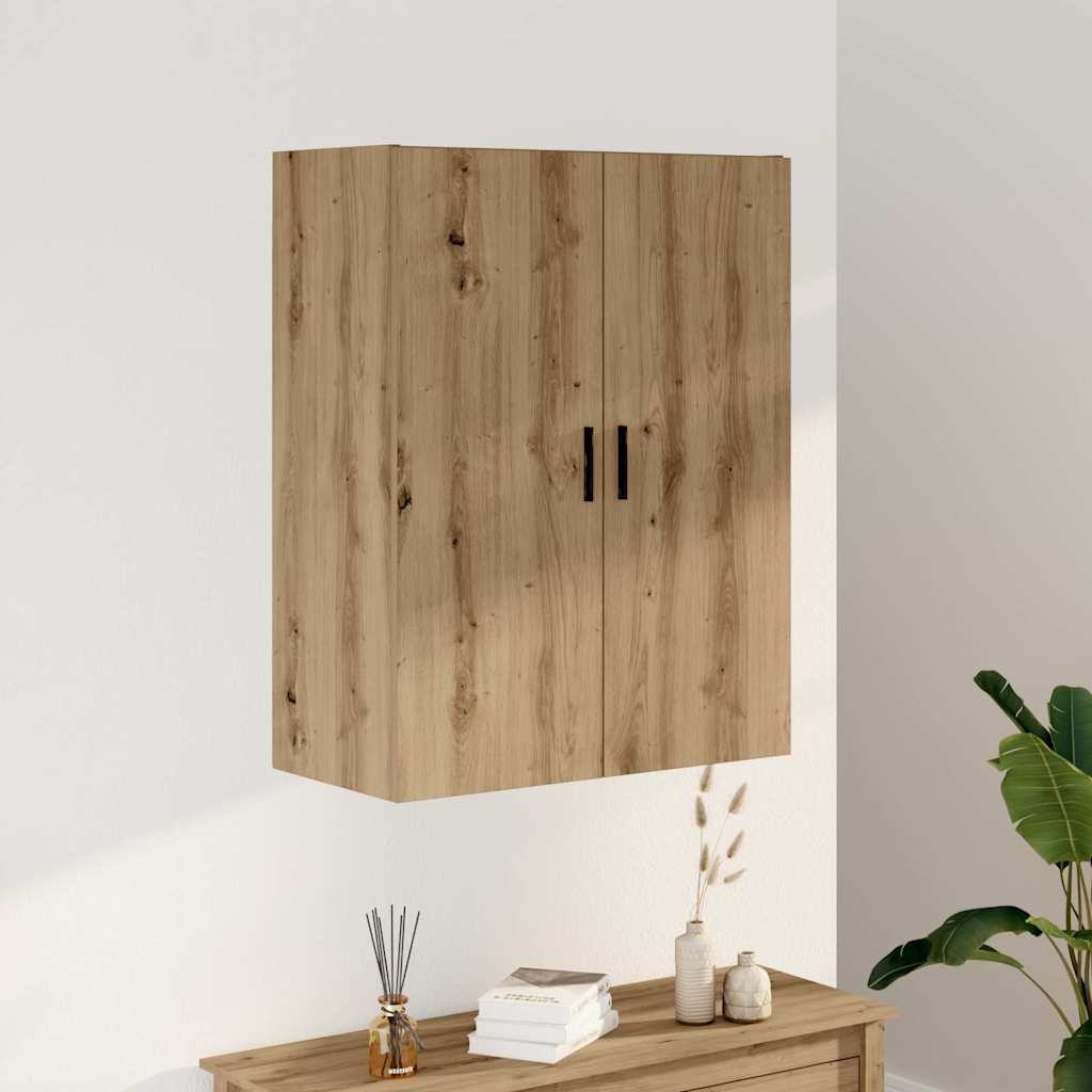 foto del prodotto vidaxl mobile a parete rovere artigianale 69,5x34x90 cm