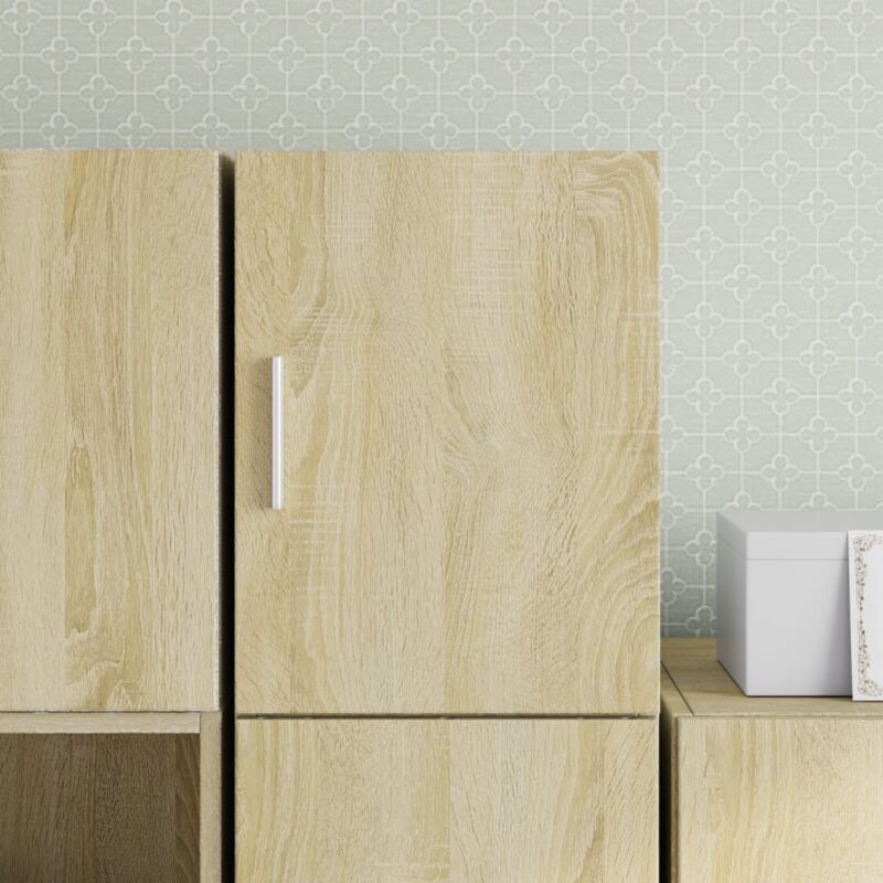 foto del prodotto vidaxl mobile a parete rovere sonoma 30x42,5x40 cm legno multistrato