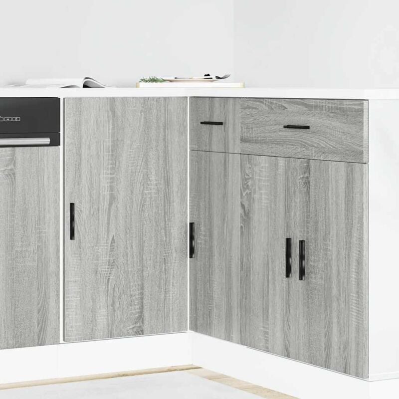 foto del prodotto vidaxl mobile base da cucina lyon grigio sonoma in legno multistrato