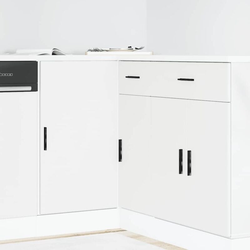 foto del prodotto vidaxl mobile base lavello bianco in legno multistrato