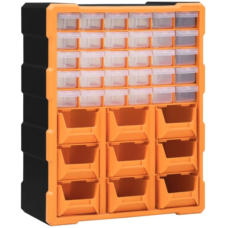 foto del prodotto vidaxl mobile contenitore con 39 cassetti 38x16x47 cm