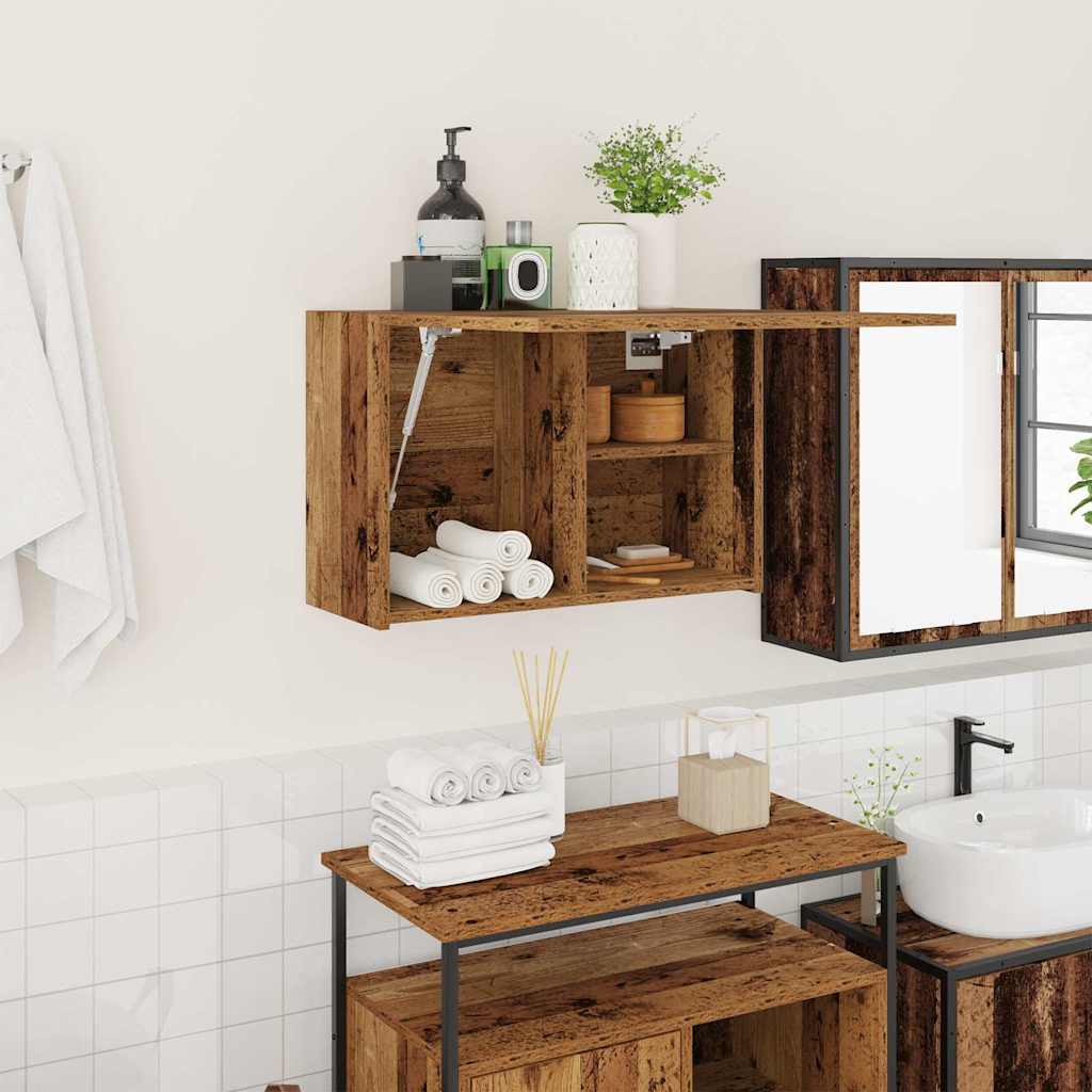 foto del prodotto vidaxl mobile da bagno legno antico 60x25x40 cm in legno multistrato
