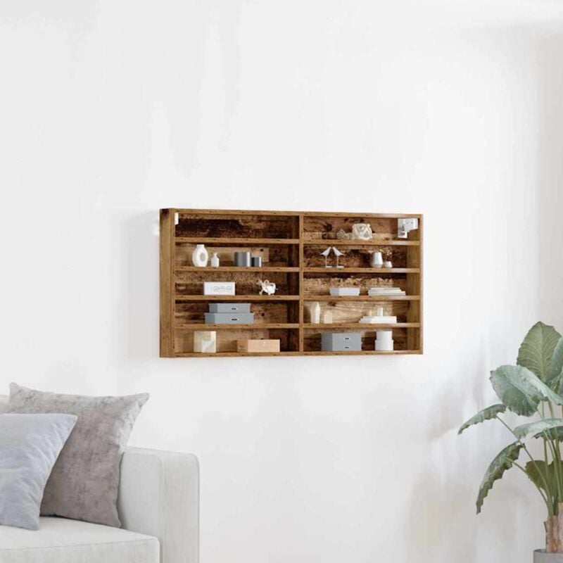 foto del prodotto vidaxl mobile da muro in legno invecchiato