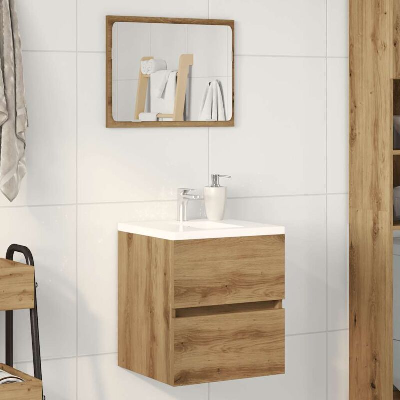 foto del prodotto vidaxl mobile lavabo bagno artigianale 41x38,5x45 cm in truciolato