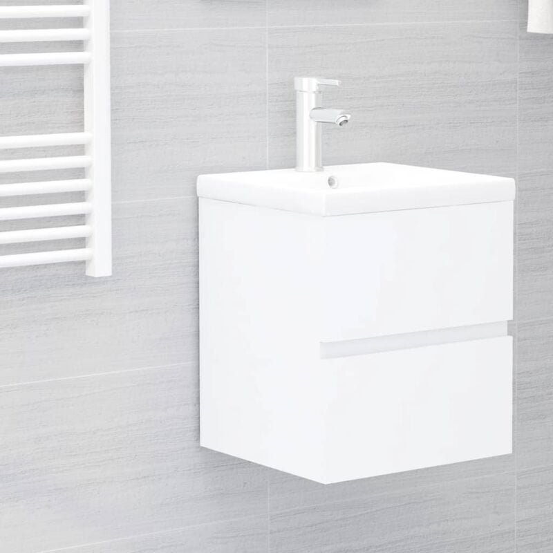 foto del prodotto vidaxl mobile lavabo bianco 41x38,5x45 cm in legno multistrato