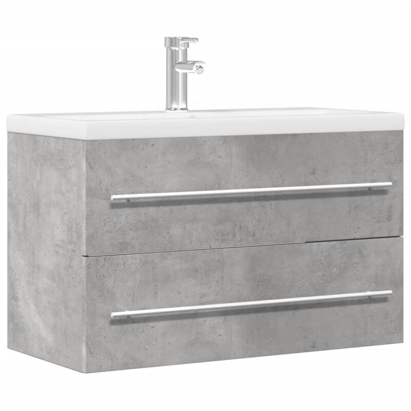 foto del prodotto vidaxl mobile lavabo rovere artigianale 80x38,5x48 cm in truciolato