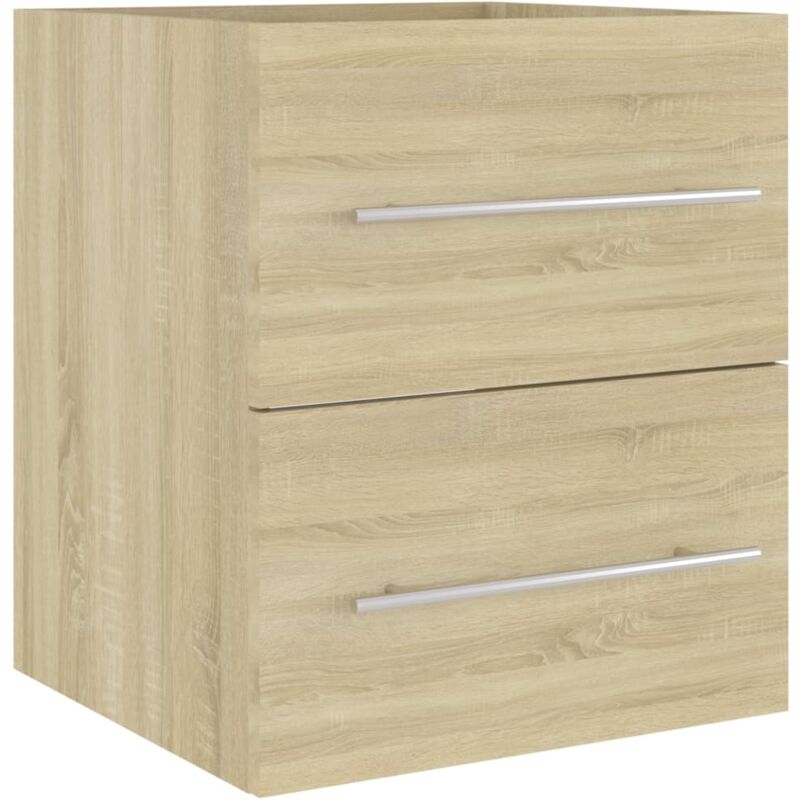 foto del prodotto vidaxl mobile lavabo rovere sonoma 41x38,5x48 cm in legno multistrato