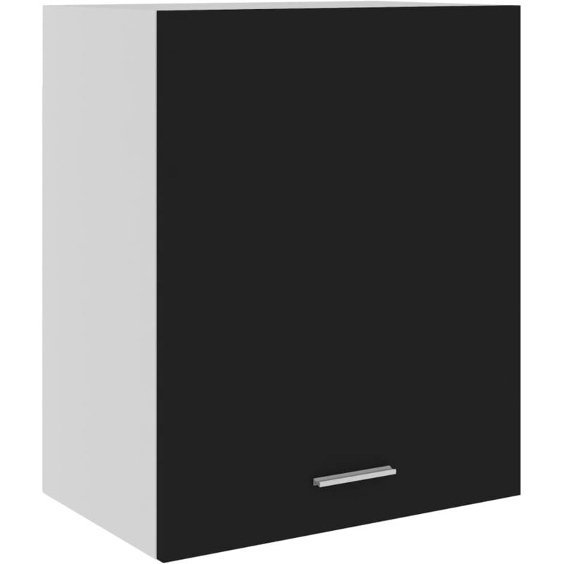 foto del prodotto vidaxl mobile pensile lyon nero 50x31x60 cm in legno multistrato