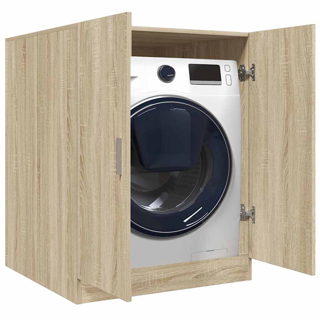 foto del prodotto vidaxl mobile per lavatrice rovere sonoma 70,5x71,5x91,5 cm