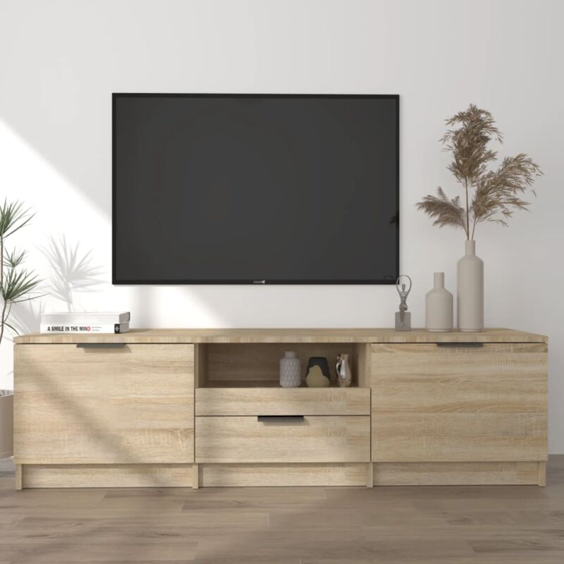 foto del prodotto vidaxl mobile per tv rovere sonoma 140x35x40cm legno multistrato