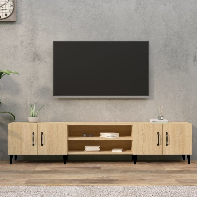 foto del prodotto vidaxl mobile per tv rovere sonoma 180x31,5x40 cm in legno multistrato
