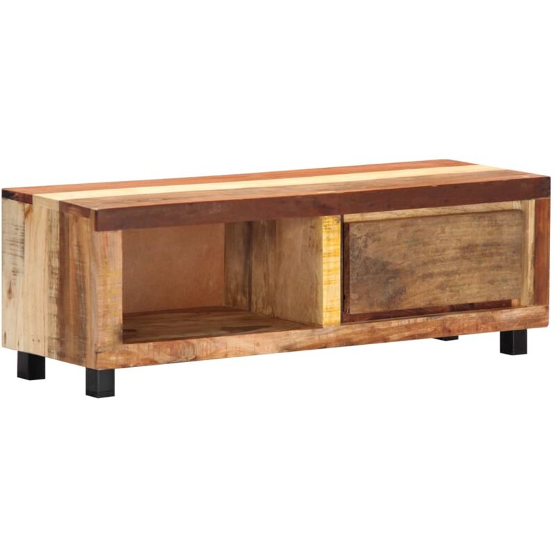 foto del prodotto vidaxl - mobile porta tv 100x30x33 cm in legno massello di recupero