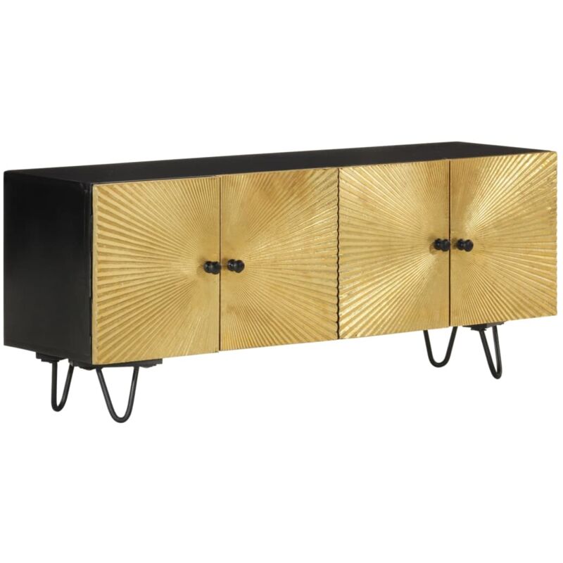 foto del prodotto vidaxl mobile porta tv 110x30x45 cm in legno massello di mango