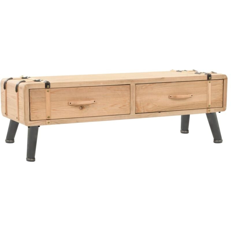 foto del prodotto vidaxl mobile porta tv 110x33x35 cm in legno massello di abete