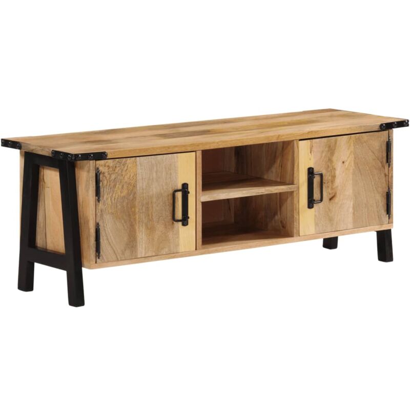 foto del prodotto vidaxl mobile porta tv 110x35x40 cm in legno massello di mango