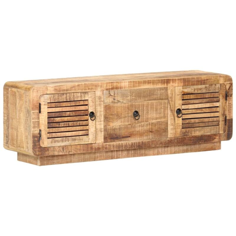 foto del prodotto vidaxl mobile porta tv 120x30x40 cm in legno di mango grezzo 885388