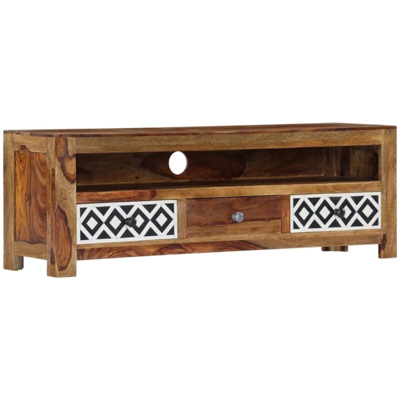 foto del prodotto vidaxl mobile porta tv 120x30x40 cm in legno massello di acacia