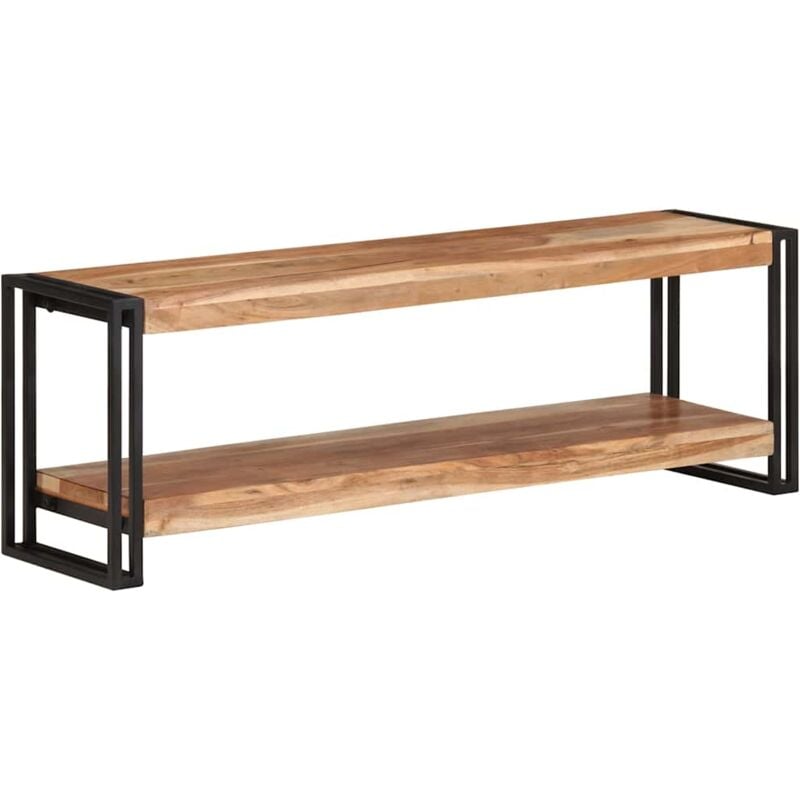 foto del prodotto vidaxl mobile porta tv 120x30x40 cm in legno massello di acacia