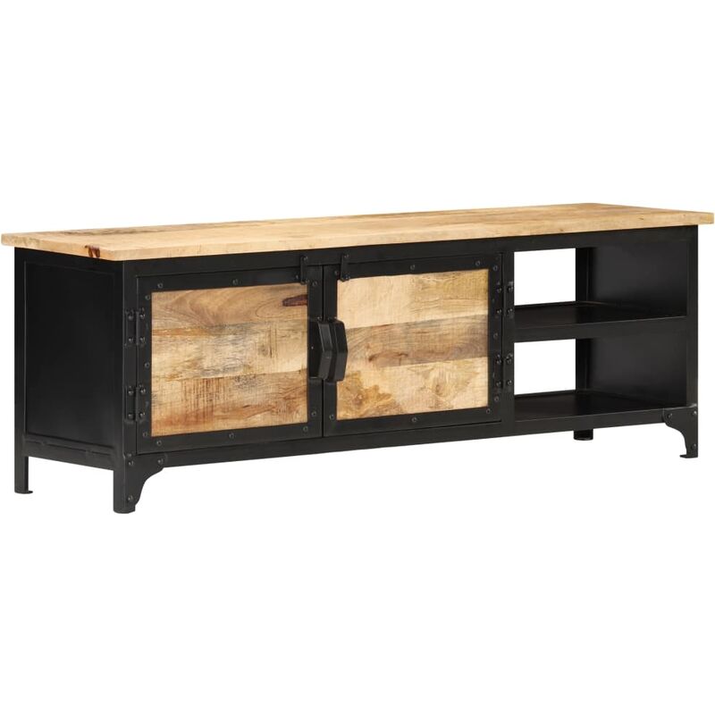 foto del prodotto vidaxl mobile porta tv 120x30x40 cm in legno massello di mango