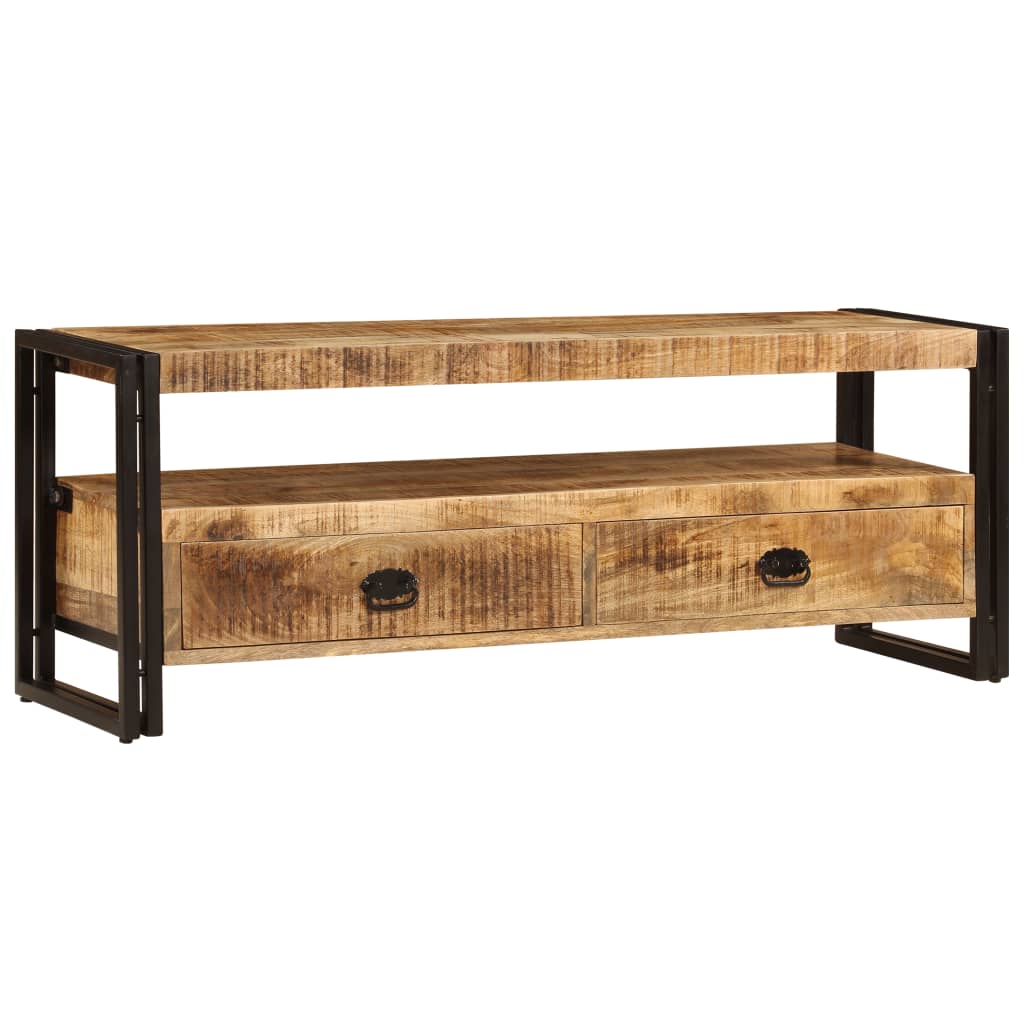 foto del prodotto vidaxl mobile porta tv 120x35x45 cm legno massello di mango
