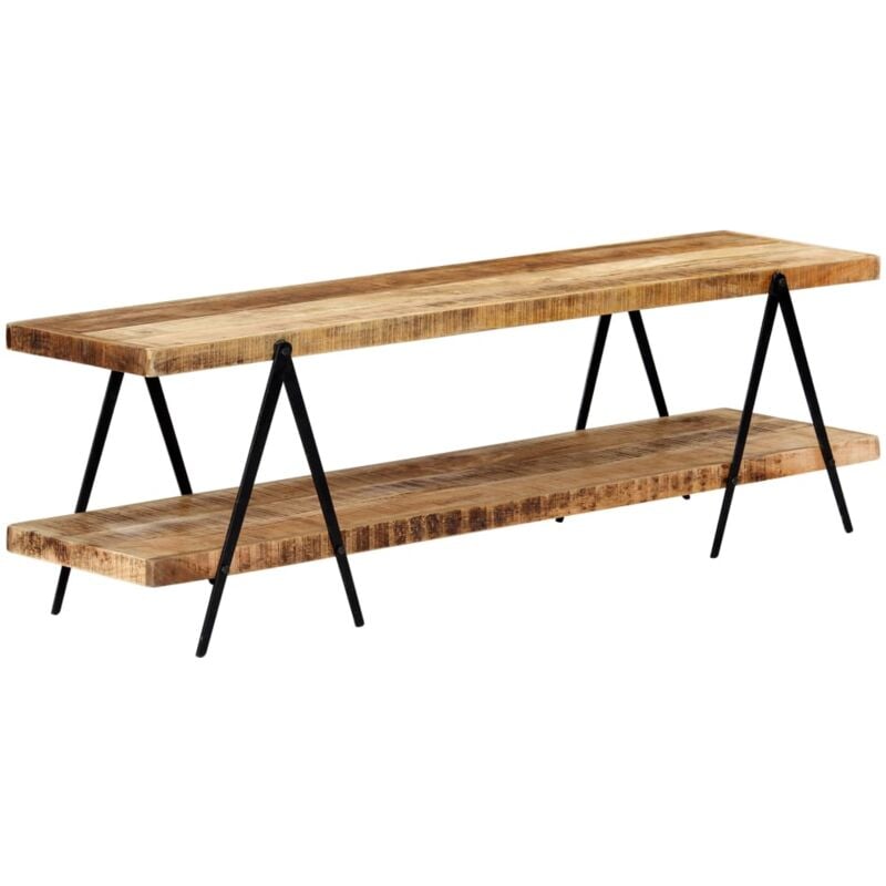 foto del prodotto vidaxl mobile porta tv 160x40x50 cm in legno massello di mango