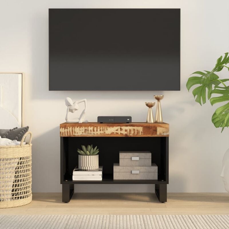 foto del prodotto vidaxl mobile porta tv 60x33x43,5 in legno massello di recupero