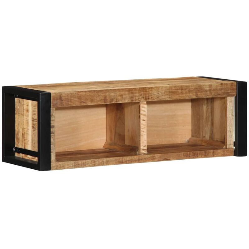 foto del prodotto vidaxl mobile porta tv 80x30x25 cm in legno massello di mango grezzo