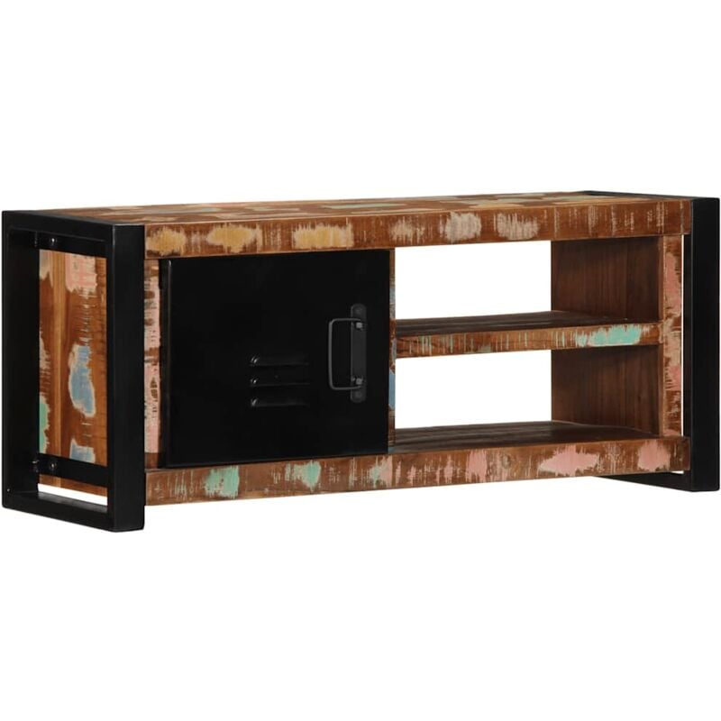 foto del prodotto vidaxl mobile porta tv 80x30x35 cm in legno massello di recupero