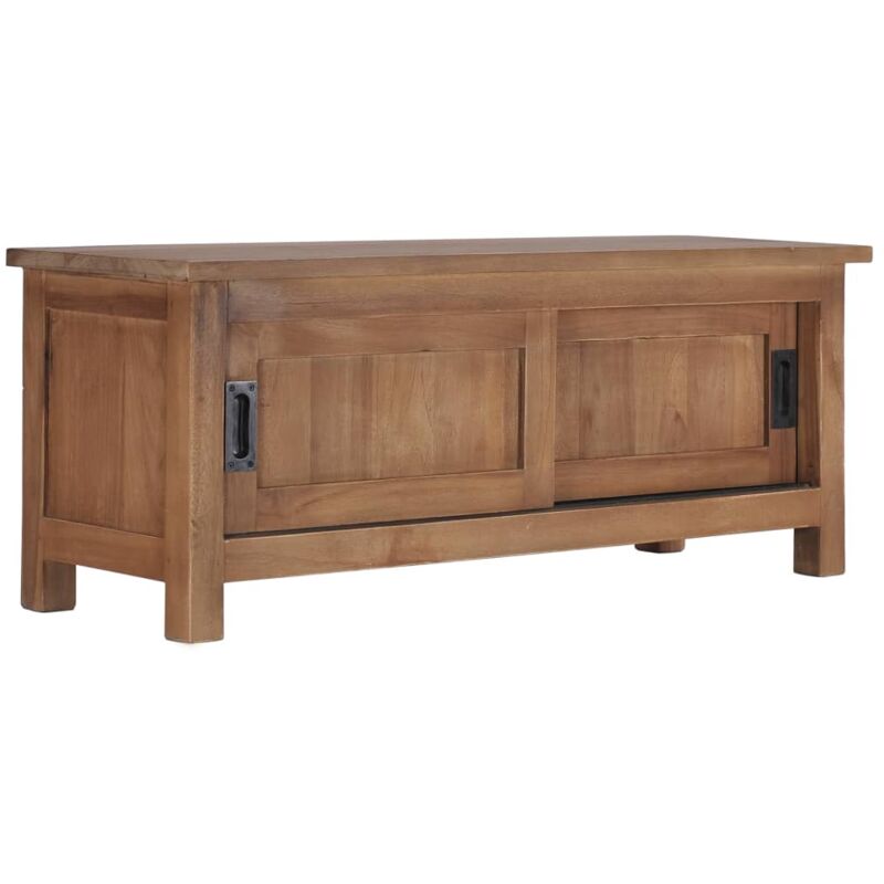 foto del prodotto vidaxl mobile porta tv 90x30x35 cm in legno massello di teak