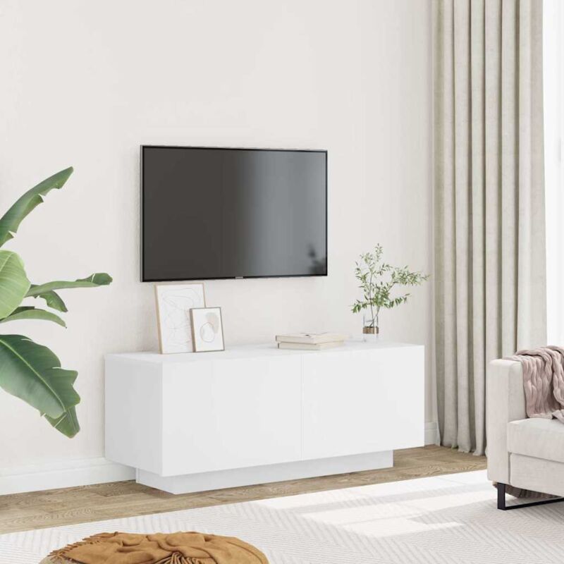 foto del prodotto vidaxl mobile porta tv bianco 100x35x40 cm in legno multistrato