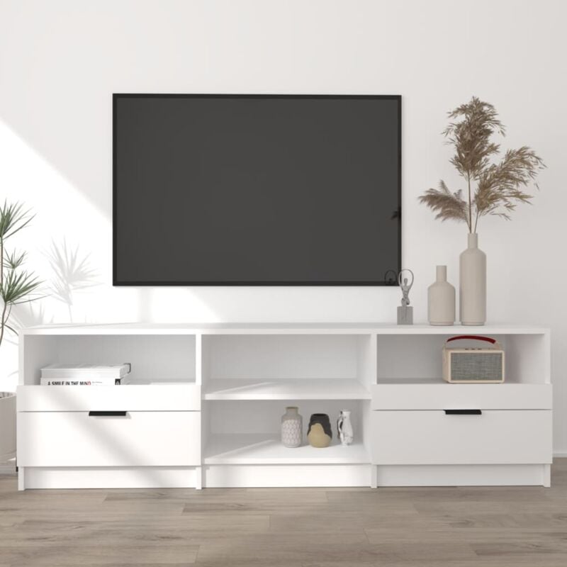 foto del prodotto vidaxl mobile porta tv bianco 150x33,5x45 cm in legno multistrato