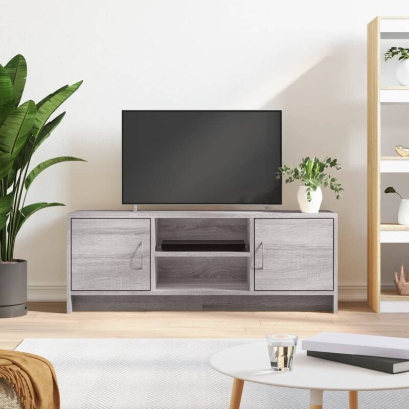 foto del prodotto vidaxl mobile porta tv grigio sonoma 102x30x37,5 cm legno multistrato
