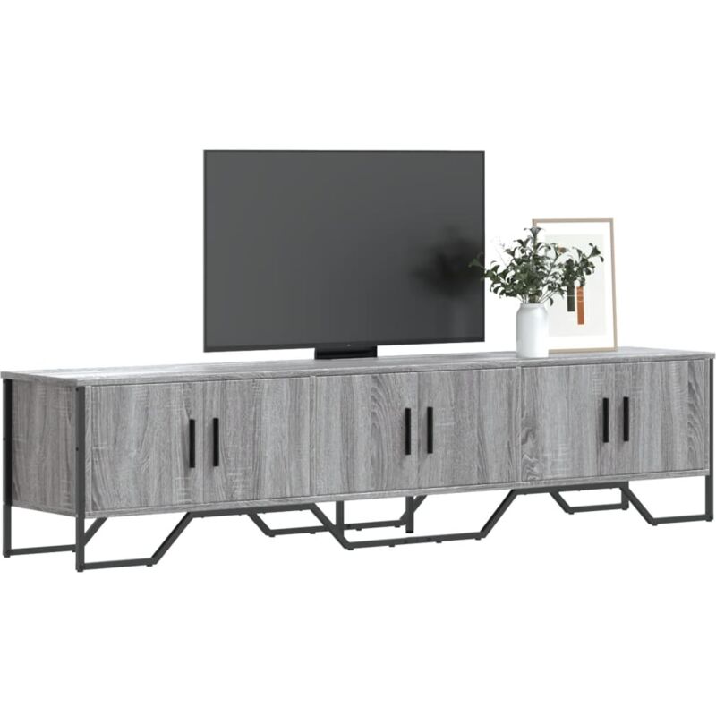 foto del prodotto vidaxl mobile porta tv grigio sonoma 180x34x41cm in legno multistrato