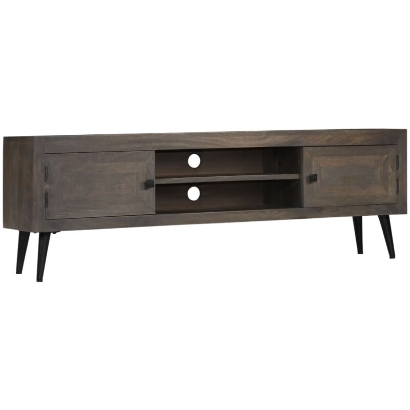 foto del prodotto vidaxl mobile porta tv in legno massello di mango 140x30x45 cm