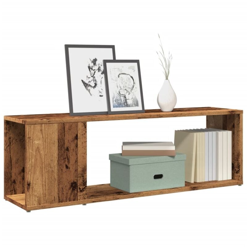 foto del prodotto vidaxl mobile porta tv legno antico 100x24x32 cm in legno multistrato