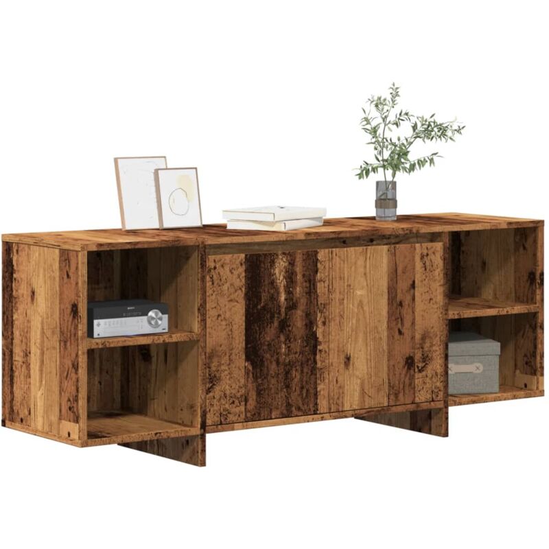 foto del prodotto vidaxl mobile porta tv legno antico 130x35x50 cm in legno multistrato