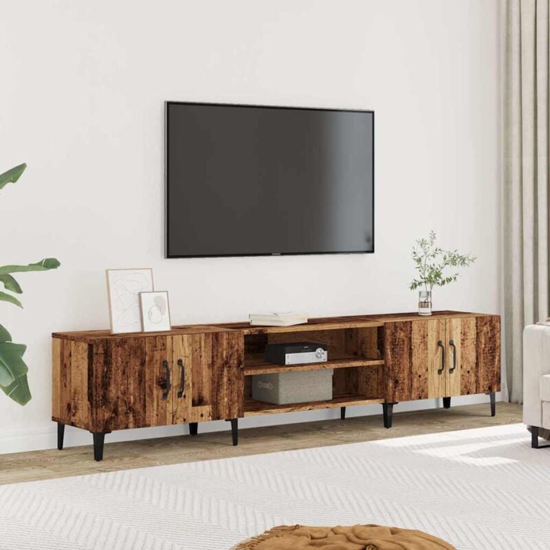 foto del prodotto vidaxl mobile porta tv legno antico 180x31,5x40cm in legno multistrato