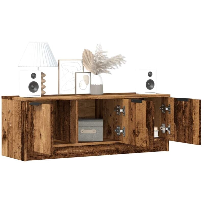 foto del prodotto vidaxl mobile porta tv legno vecchio 102x35x36,5 cm legno multistrato