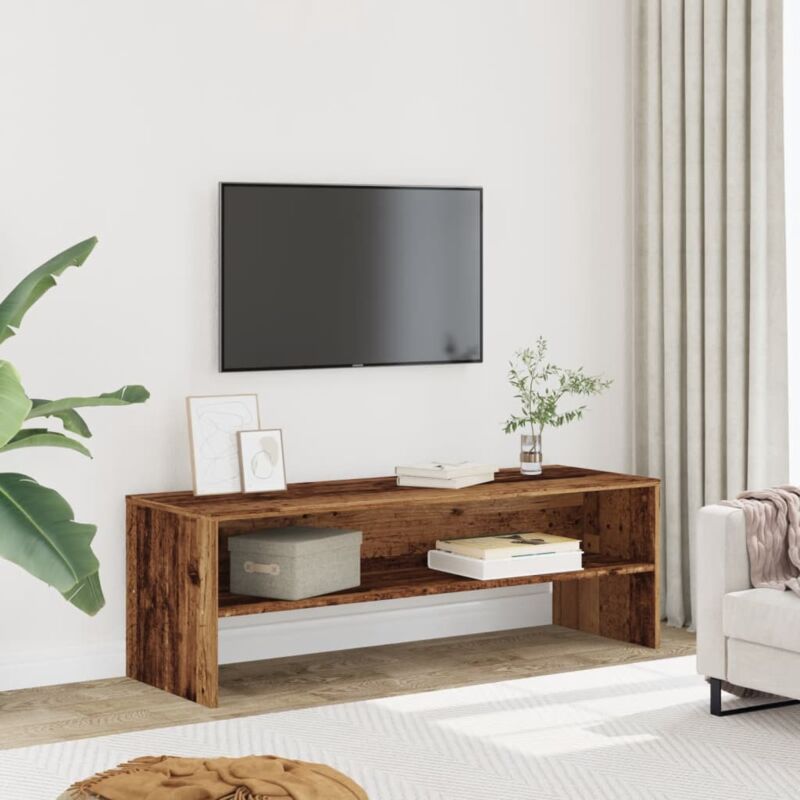 foto del prodotto vidaxl mobile porta tv legno vecchio 120x40x40 cm in truciolato