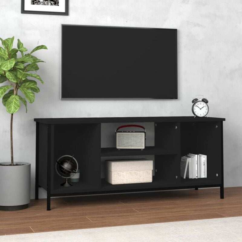 foto del prodotto vidaxl mobile porta tv nero 102x35x45 cm in legno multistrato